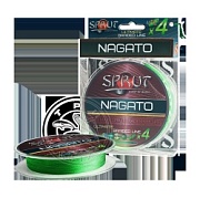 Шнур SPRUT NAGATO Hard Ultimate Braided Line х 4 0.18 mm 95m 14.9kg Neon Green