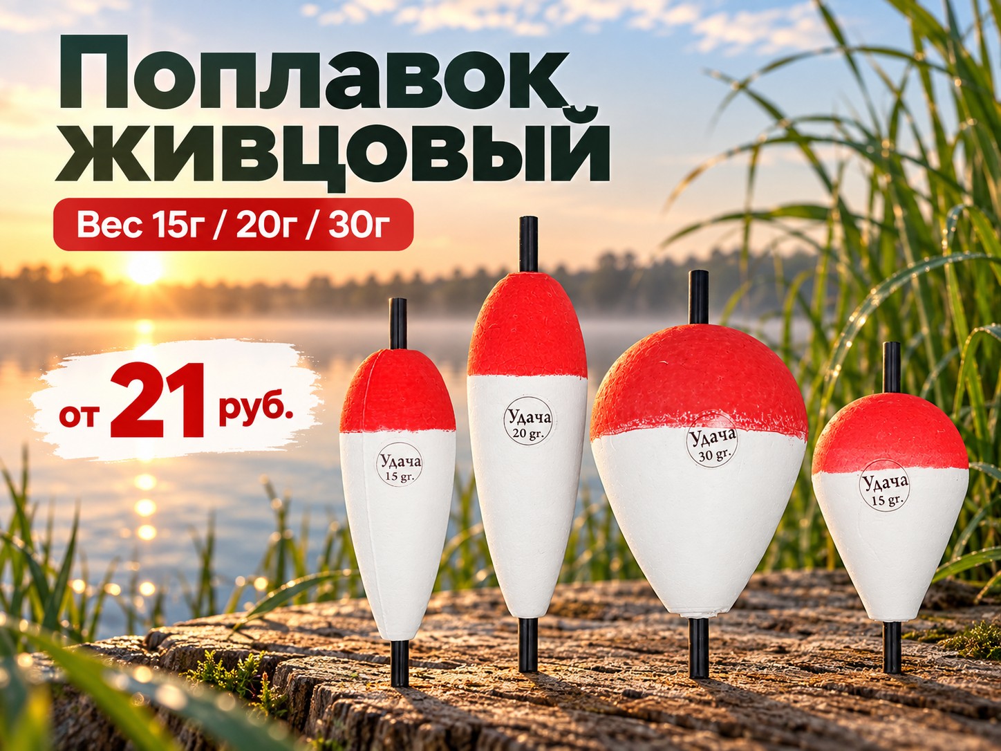 Поплавки живцовые