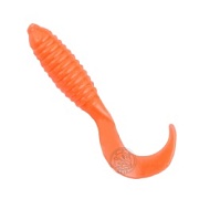 Силиконовая приманка ACTION PLASTICS Curl Tail Grub 1-1/2 - 102 (уп.10шт)