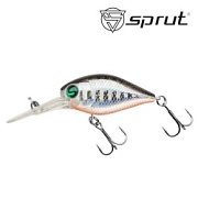 Воблер SPRUT Uni Crank DD 36F-SBK 36mm 4.2gr загл.1.5-2.5m floating