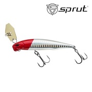 Воблер SPRUT Rufu Shine 70S-RH 70mm 9gr загл.0.5-1.0m sinking