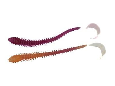 Силиконовая приманка ACTION PLASTICS Chevron Worm 4/2 - 202(уп.12шт)
