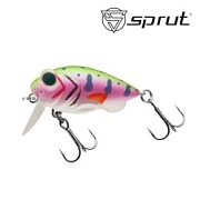 Воблер SPRUT Uma Chub 38F-FLSP 38mm 5gr загл.0.1-0.2m floating