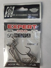 Крючок одинарный Офсет-2 2132-5/0 BN (уп.4шт)