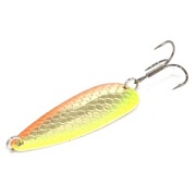 Блесна SPRUT Колеблющаяся GECKO Spoon 20gr color-GTO 70mm