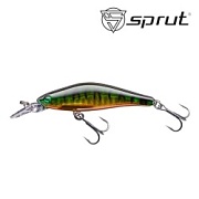 Воблер SPRUT Ivasi 3D 65SP-GGRT 65mm 6.5gr загл.1.0-2.0m suspending