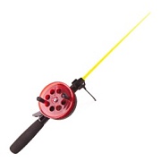 УДОЧКА зимняя "Техно" диам. 75, с неопр.ручк. (хлыст поликарб.) красная