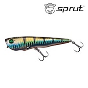 Воблер SPRUT Karey 70TW-SBGP 70mm 6.3gr top water