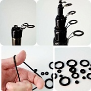 НАБОР силикон. колец для удилищ,спиннингов