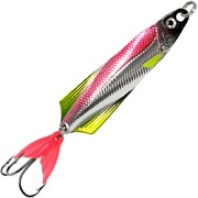 Блесна колебалка AQUA ГЛЮК 40,0mm, вес - 7,0g цвет 03 (серебро, красный металлик)106730