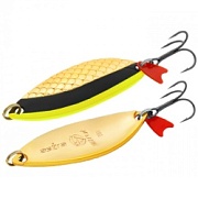 Блесна SPRUT Колеблющаяся ASTRA Spoon 19gr color-GLBK 66mm