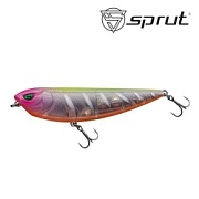 Воблер SPRUT Kai 85TW-CRLPN 85mm 12.5gr top water