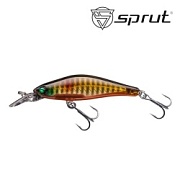 Воблер SPRUT Ivasi 3D 65SP-SGBK 65mm 6.5gr загл.1.0-2.0m suspending