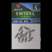 Вертлюг SPRUT SW-02 BN №5/30kg Rolling swivel (уп.12шт)