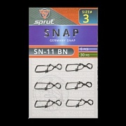 Карабин SPRUT SN-11 BN №3/30kg Germany snap (уп.6шт)