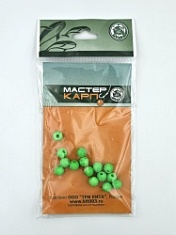 Бусина (пакет) d.7 САЛАТОВАЯ (силикон) (уп/15шт)