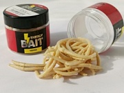 Искусств. насадка "ENERGY BAIT" ЧЕРВЬ (M) 5,5см, цв. песочный, ароматизир. (35шт)