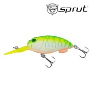 Воблер SPRUT Himono D 55F-WLT 55mm 12gr загл. 1.5-2.0m floating