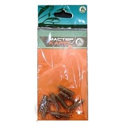 Конус силиконовый + безопасная клипса коричневый (уп/5шт)