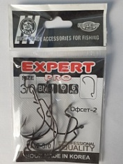 Крючок одинарный Офсет-2 2132-3/0 BN (уп.6шт)