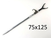 Стойка телескопическая (алюминий)  75/125см