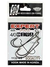Крючок одинарный Офсет-1 1132-4/0 BN (уп.4шт)