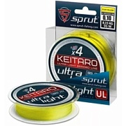 Шнур SPRUT KEITARO Ultra Light Braided Line х 4 Fluo Yellow 95m 0.06mm 4.95kg