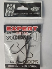 Крючок одинарный Офсет-1 1132-3/0 BN (уп.4шт)