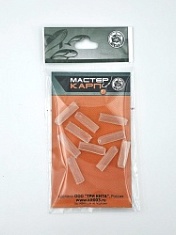 Втулка (пакет) глухая для грузил кор. L-22мм. прозрачная (уп.10шт.)