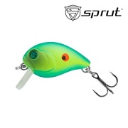 Воблер SPRUT Tami Crank 27F-LGRD 27mm 2.5gr загл.0.1-0.2m floating