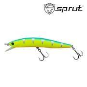 Воблер SPRUT Shigu 90F-LBP 90mm 8.5gr загл. 1.0-1.7m floating