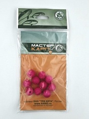 Бусина (пакет) d.9 МАЛИНОВАЯ (силикон) (уп/12шт)