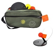 Набор жерлиц (10шт) с угл. стойкой с кат. цв.ассорти d.85 в сумке "ЩУКАРЬ"