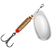 Блесна-вертушка AQUA ESTI ROCKET-5, вес-17,0g, лепесток №5 (серебро) 128564