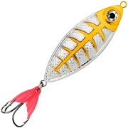 Блесна колебалка AQUA КРОК 40,0mm, вес - 9,0g цвет 05 (серебро, золото) 108143