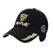 Кепка SPRUT Comfort (Утепленная с ушами /Black/Gold)