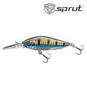 Воблер SPRUT Goromo 75F-SBGP 75mm 12gr загл. 1.5-2.5m floating