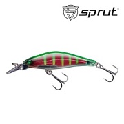 Воблер SPRUT Ivasi 3D 65SP-PNGRP 65mm 6.5gr загл.1.0-2.0m suspending