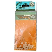 СТОПОР БУСИНА d6 (пакет) ПРОЗРАЧНАЯ для лески,плетёнки(уп.20шт.)