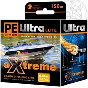 Плетеный шнур PE ULTRA EXTREME 0.80mm 150m (Жёлтый)