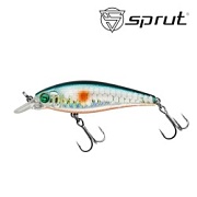 Воблер SPRUT Riko 60F-SMLT-SC 60mm 6.5gr загл. 0.8-1.5m floating