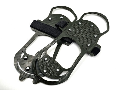 Ледоступы на обувь YETI, размер M, 8 шипов (2шт) ХАКИ