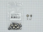 Мормышка паяная (уп.20шт) 0,55гр НИКЕЛЬ тип-142