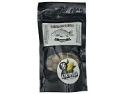 Бойлы пылящие НА КАРПА! 100гр (lock пакет) d-16мм "КУКУРУЗА"