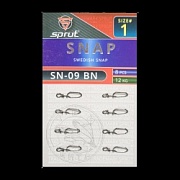 Карабин SPRUT SN-09 BN №1/12kg Swedish snap (уп.8шт)