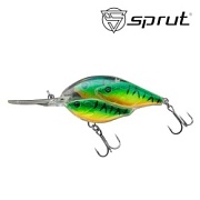 Воблер SPRUT Taigun 70F-FT1*3 70mm 21.3gr загл.3.0-4.5m floating