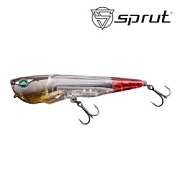 Воблер SPRUT Karey 70TW-CRRT (F842) 70mm 6.3gr top water