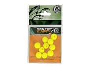 Бусина (пакет) d11 ЖЕЛТАЯ (силикон) (уп/10шт)