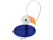 Жерлица с прямой стойкой ОСНАЩЕННАЯ синяя с бел.катушкой