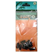 Втулка (пакет) силиконовая на карп. снасть чёрная (уп.10шт.)